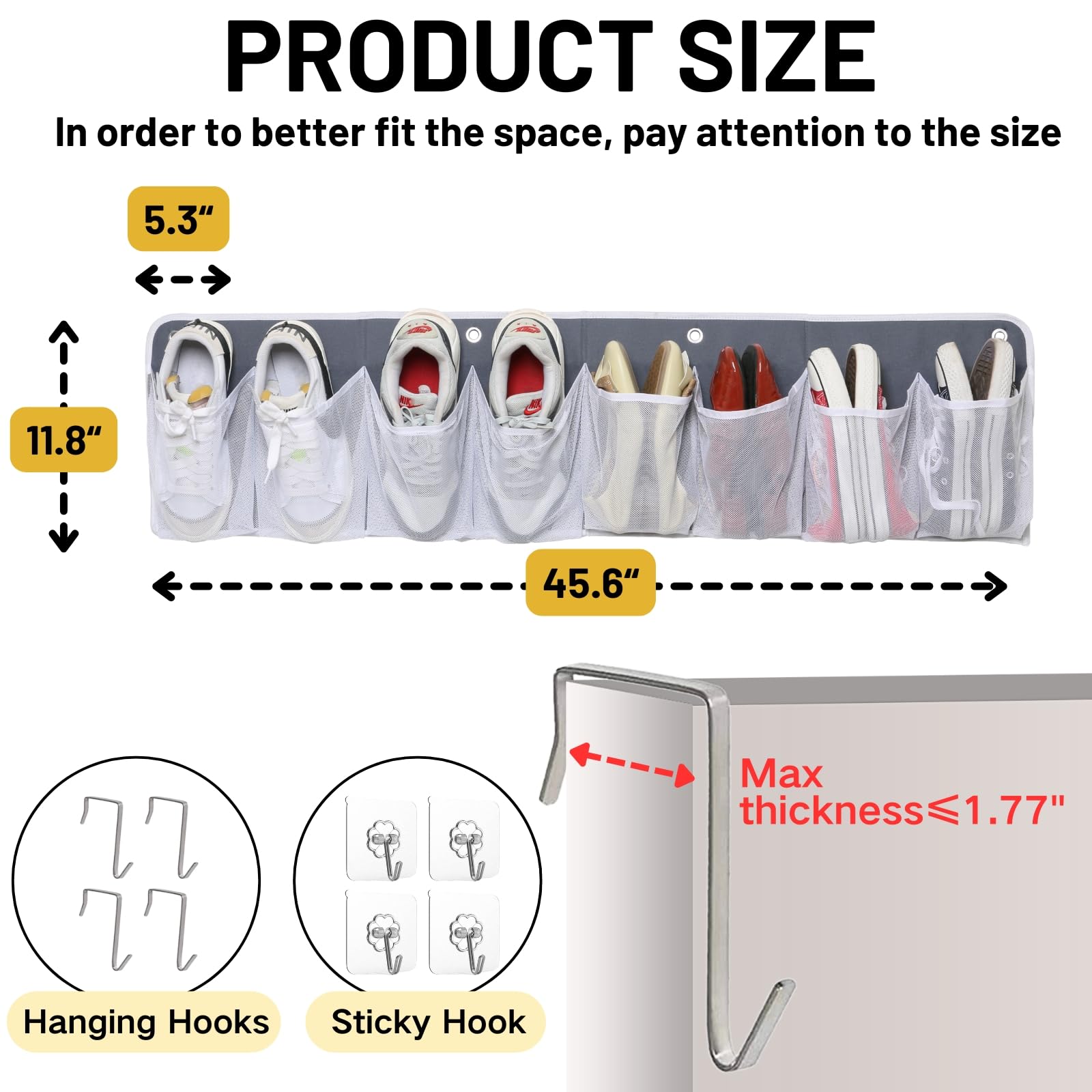 Ofiray-home multiuse organizer fits RV, dorm, or bedroom, keeping essentials within reach.