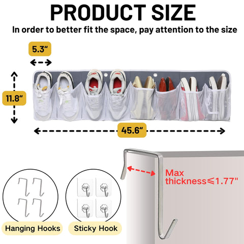 Ofiray-home multiuse organizer fits RV, dorm, or bedroom, keeping essentials within reach.