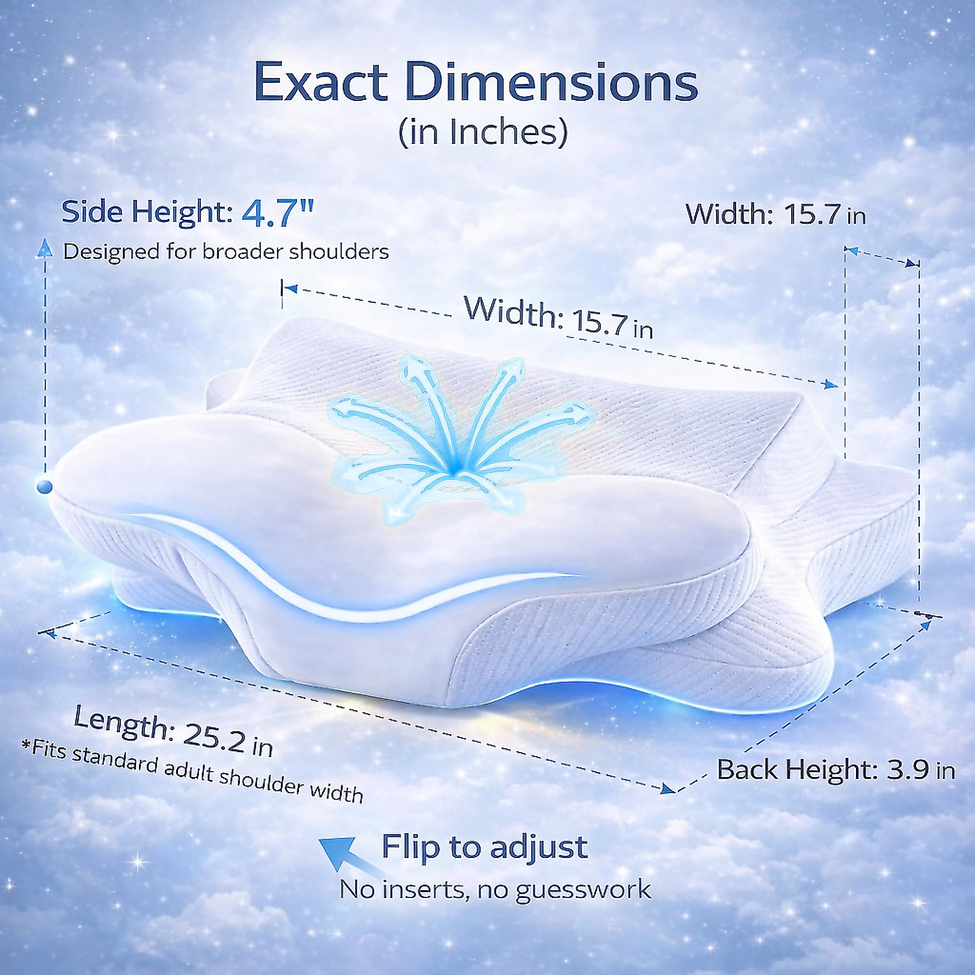 ofwaterstroll cooling cover fabric helps maintain a cool feel overnight.