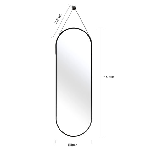 OGCAU bedroom-living-room decor enhances space with modern mirror styling.