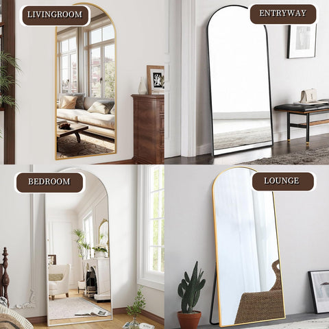 OGCAU full-length mirror safety back with explosion-proof film