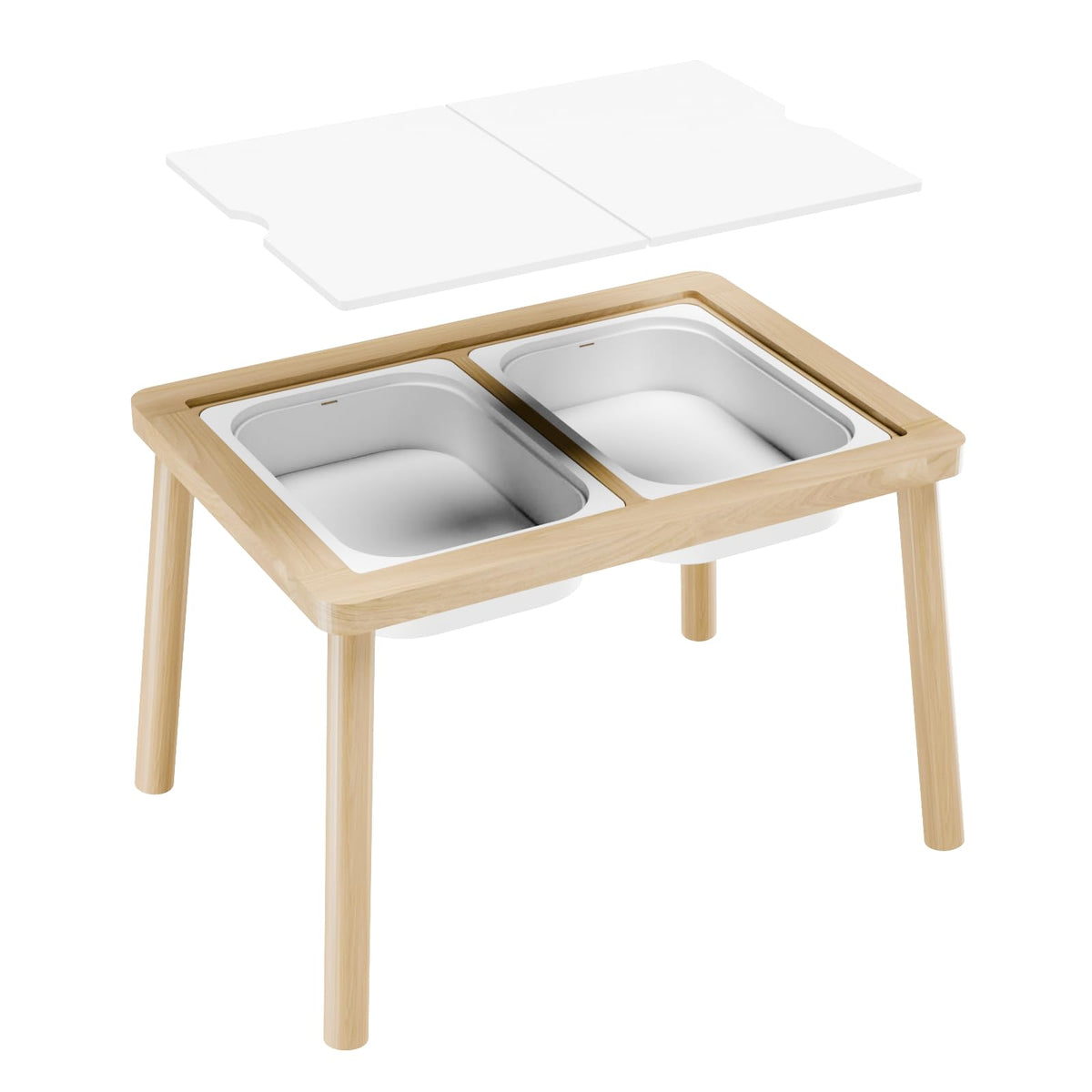 Ogears sensory table with chalk board for creative learning during play