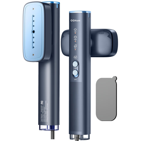 OGHom steamer 1000W with rapid heat-up for fast wrinkle removal