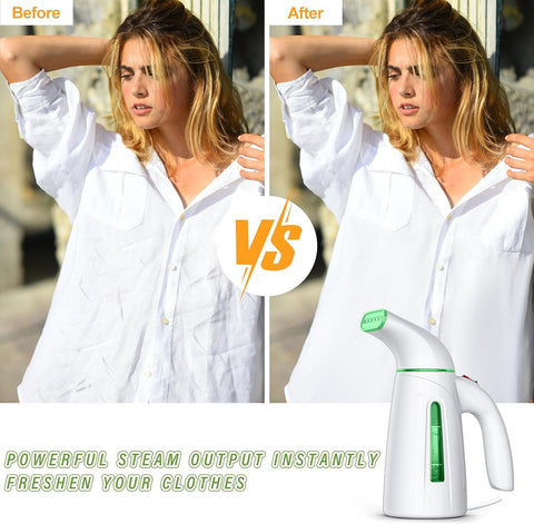 OGHom Steamer 700W power delivers strong steam for wrinkles.