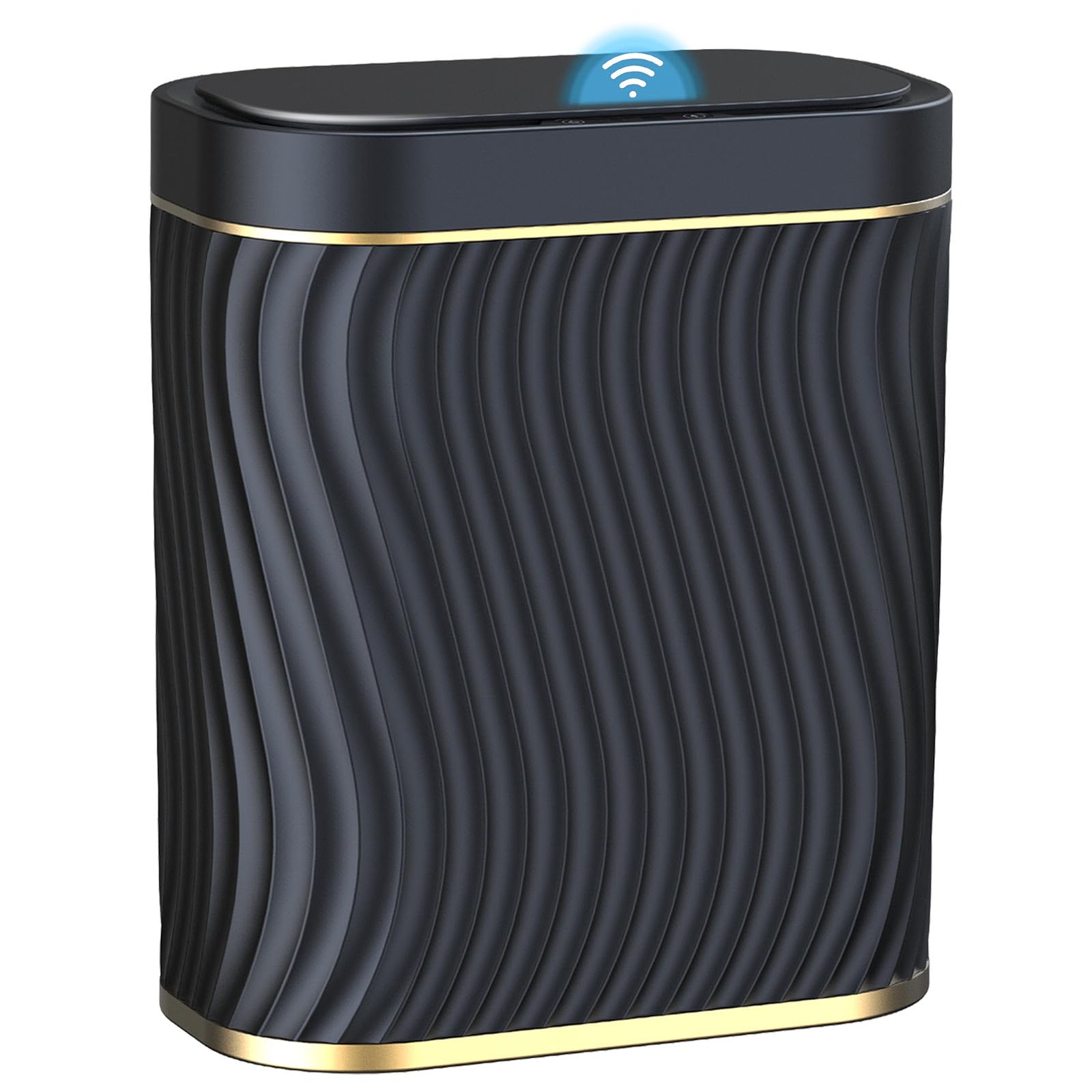 Ogikey bathroom trash can with automatic lid and sensor for hands-free disposal