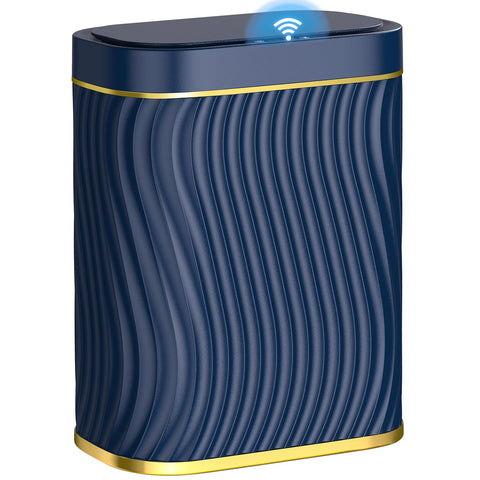 Ogikey bathroom trash can with automatic lid for hands-free hygiene.