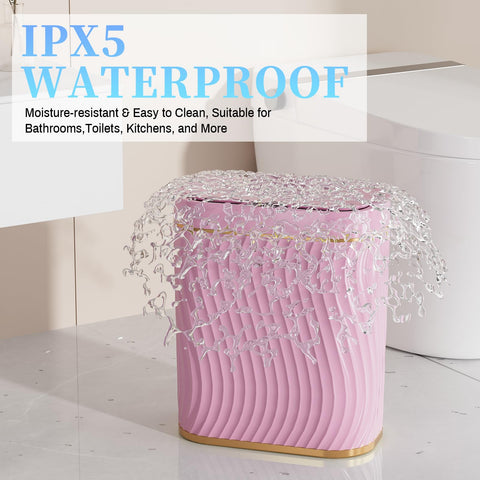 Ogikey 2.6-gallon capacity ideal for bathrooms and compact areas.