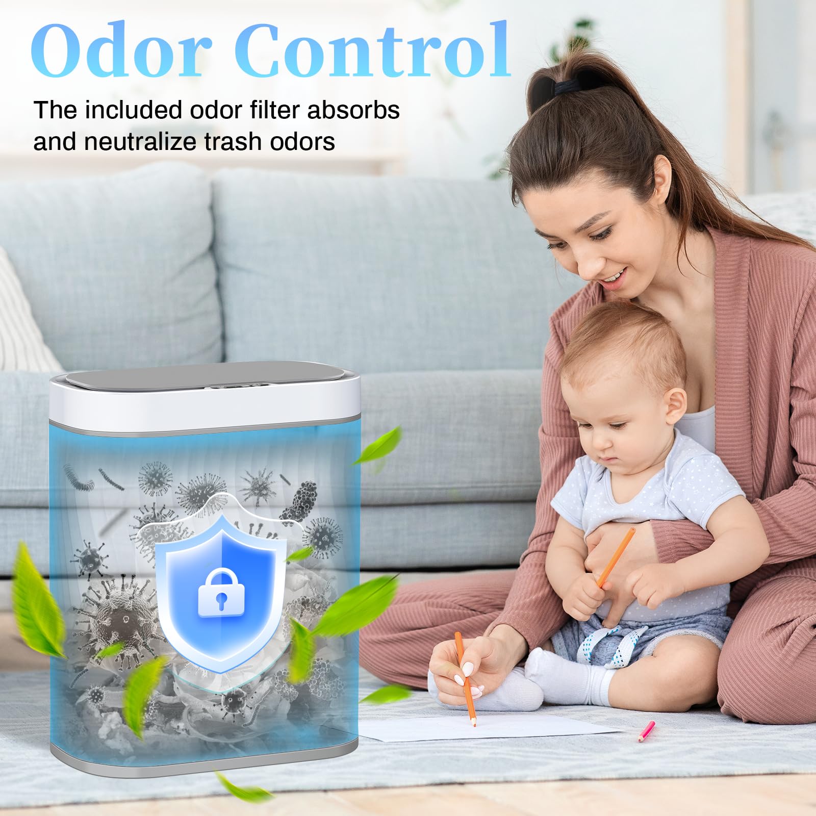 Ogikey waterproof IPX5 design shown, resistant to moisture and splashes.