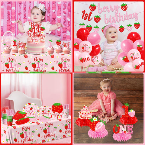 OGMOGKW berry cake topper 1pc for strawberry-inspired cake