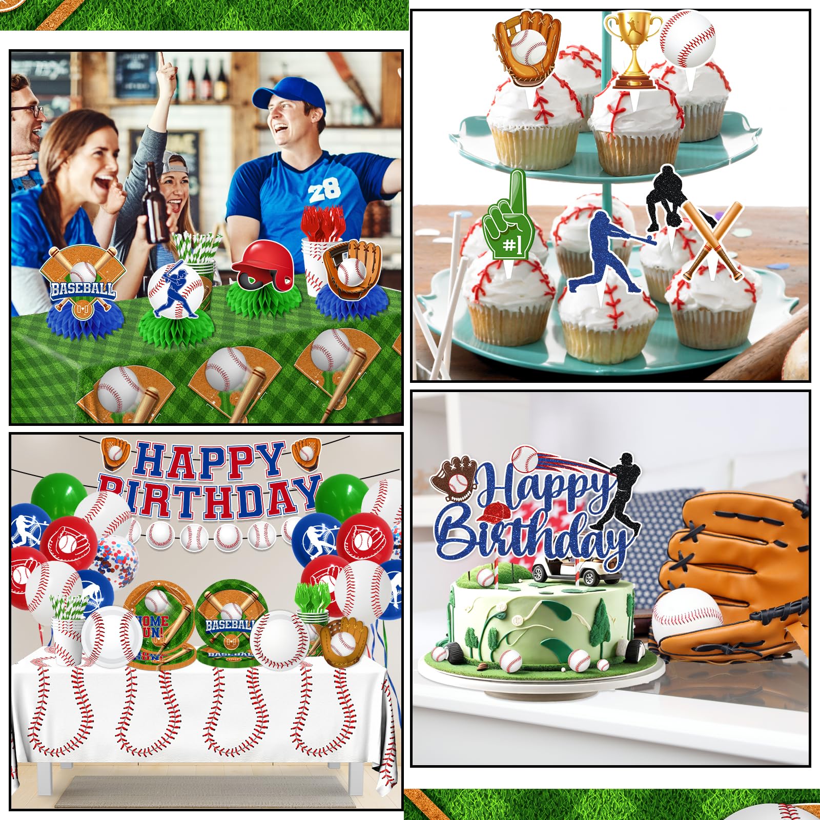 OGMOGKW 48-pack baseball napkins for quick cleanup and neat styling