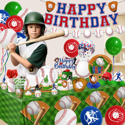 OGMOGKW baseball tablecloth 87x51in keeps the table clean and colorful