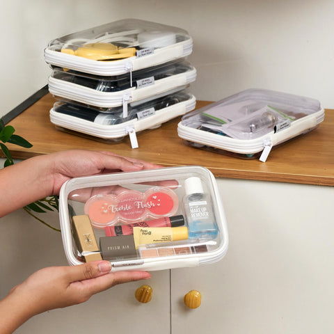 Ohana Home travel toiletries bag TSA-approved for organized packing on trips.