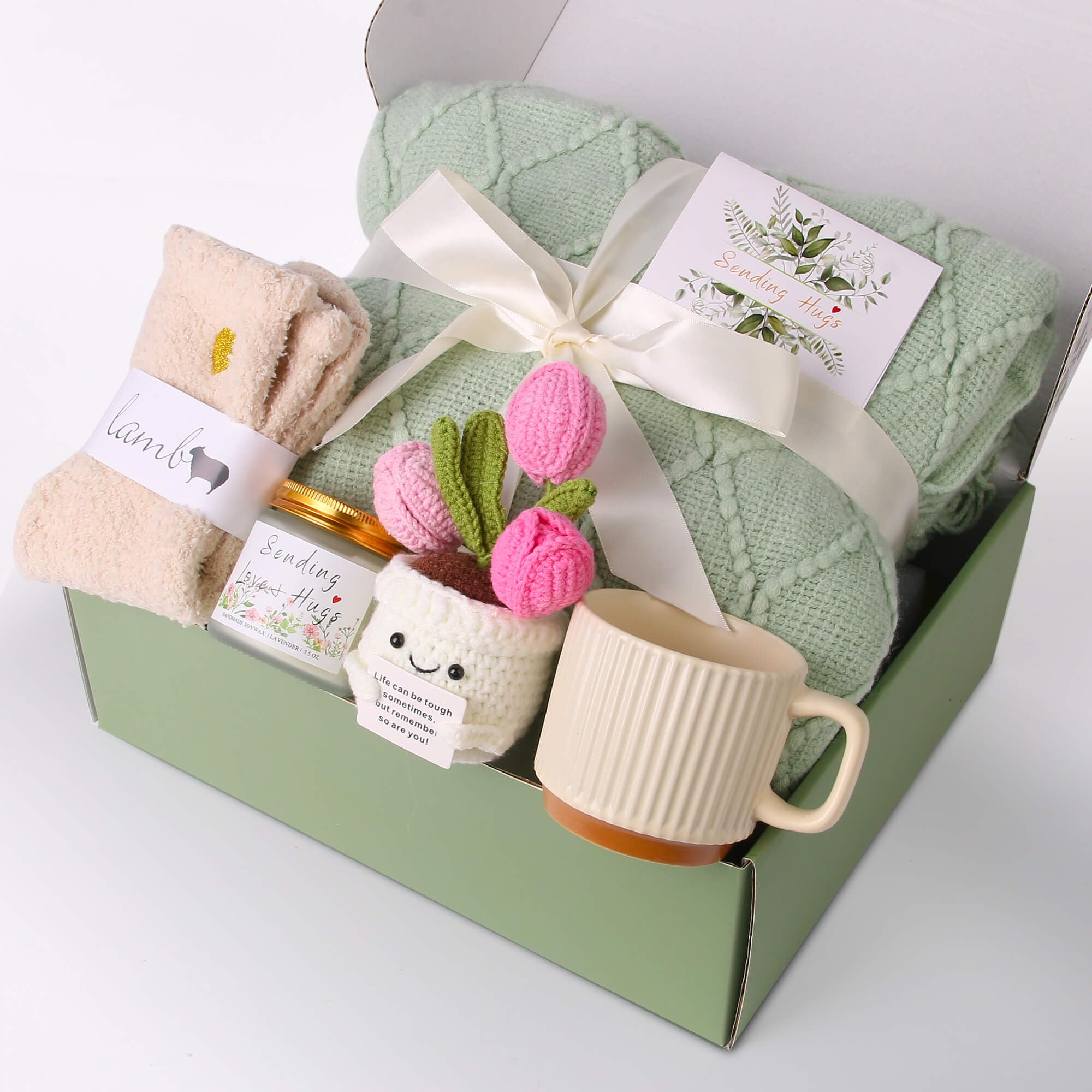 OHATOS Cozy Blanket and Socks Set enhancing at-home comfort.
