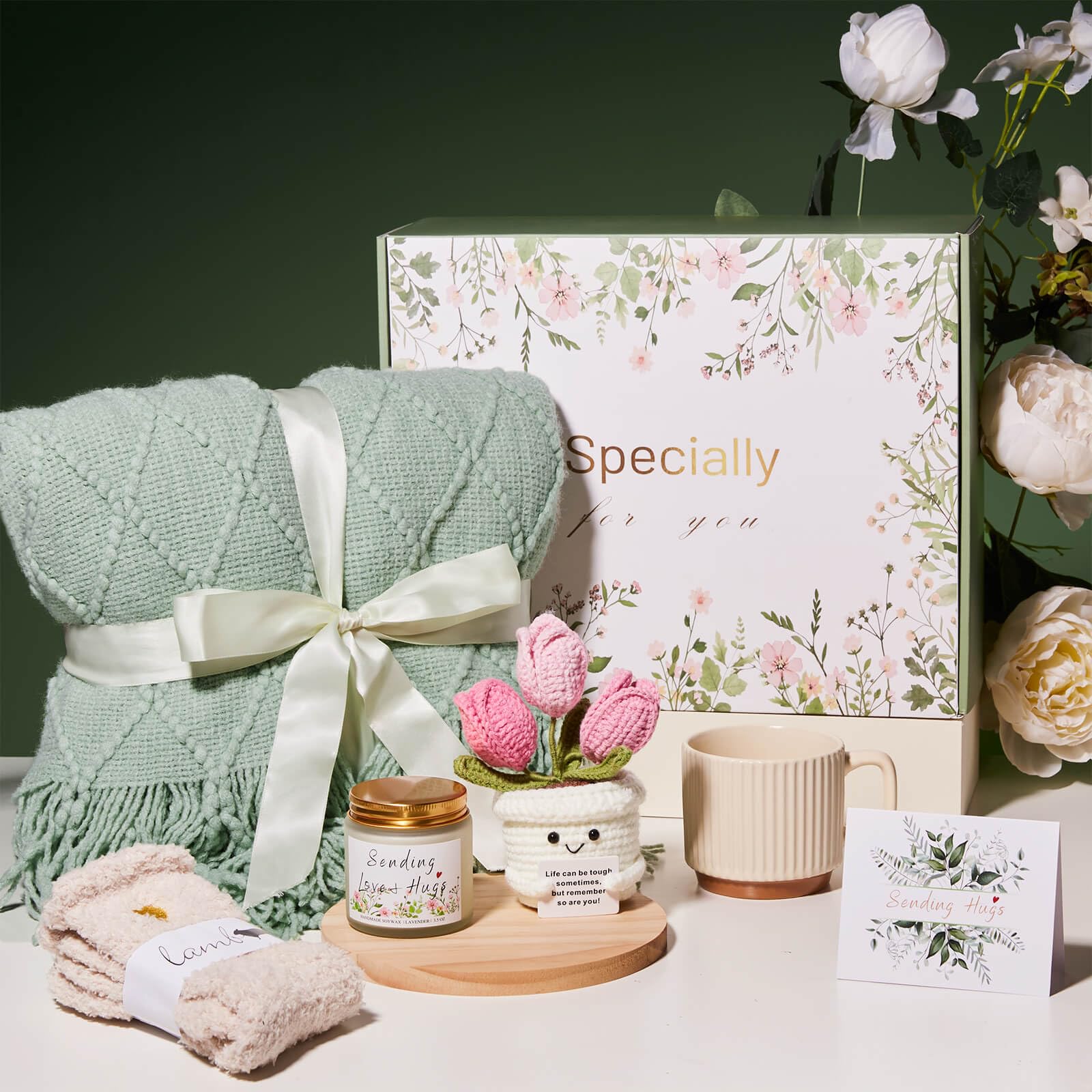 OHATOS Handmade Crochet Flower as a lasting heart-warming keepsake.