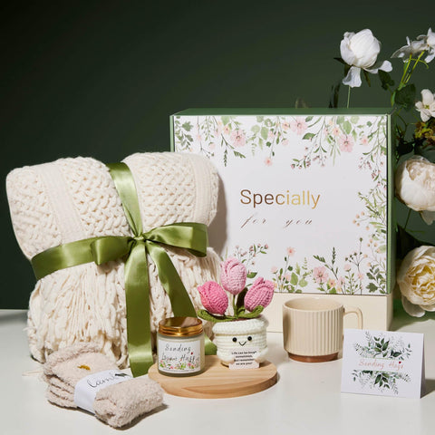 OHATOS Handmade Crochet Flower as an enduring bedside keepsake.