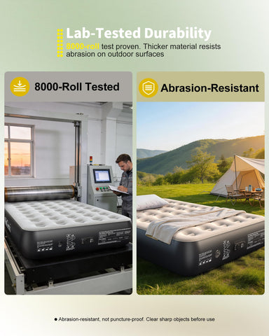 OhGeni air mattress full compact fold for easy travel and storage