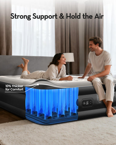 OhGeni non-slip base keeps the mattress in place.