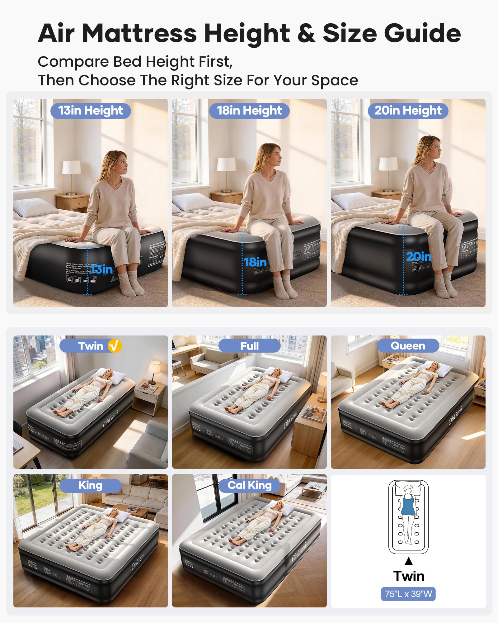 OhGeni leak-proof design offers reliable support for overnight visitors.