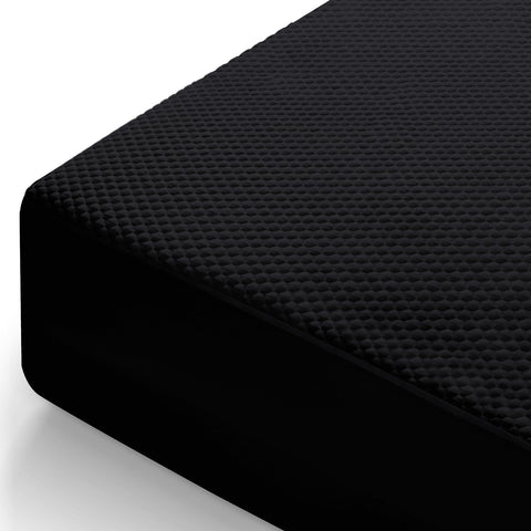 OhGeni protector on tall mattress showing deep pocket fit for 6–20 inch depth