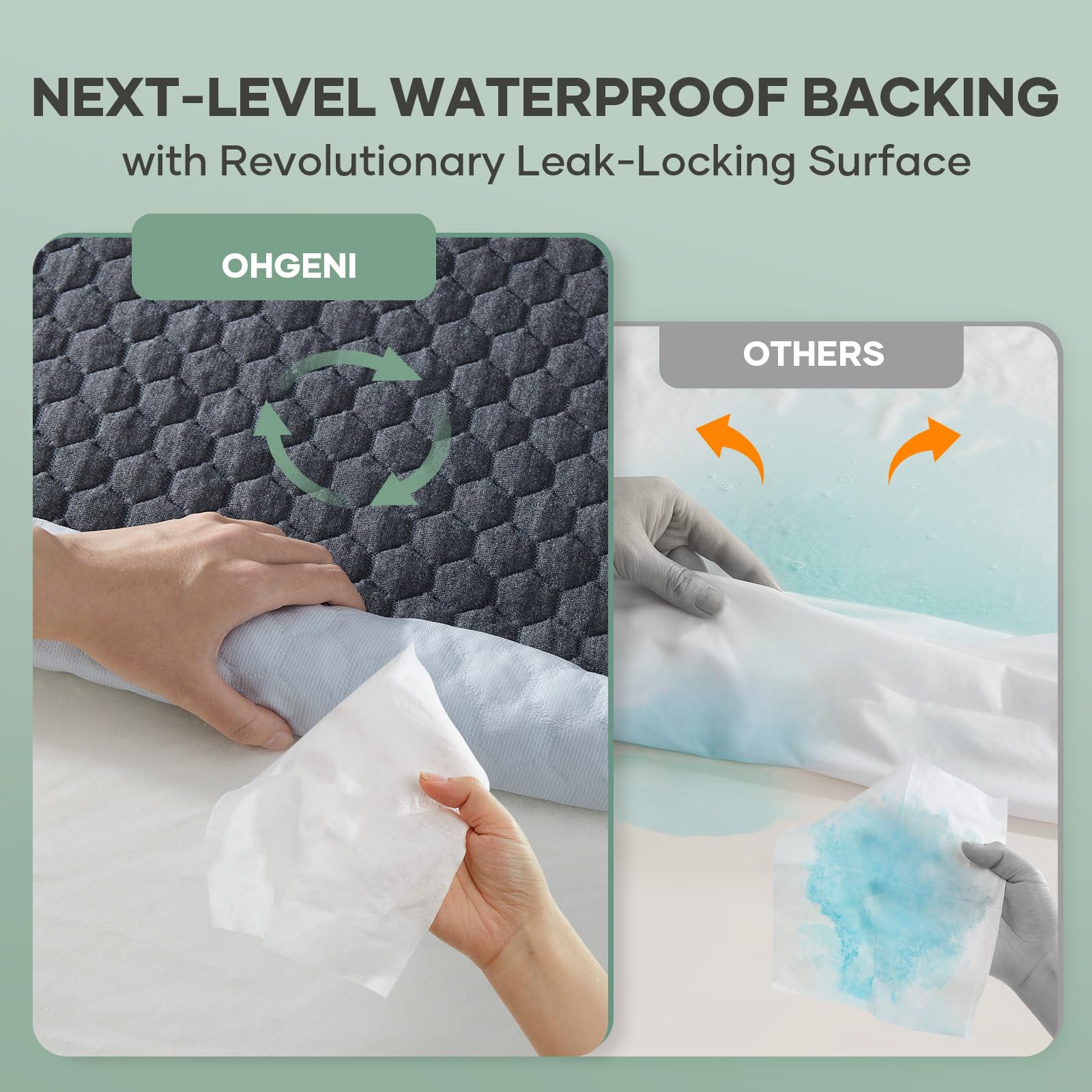 OhGeni easy-clean design, machine washable for quick refresh