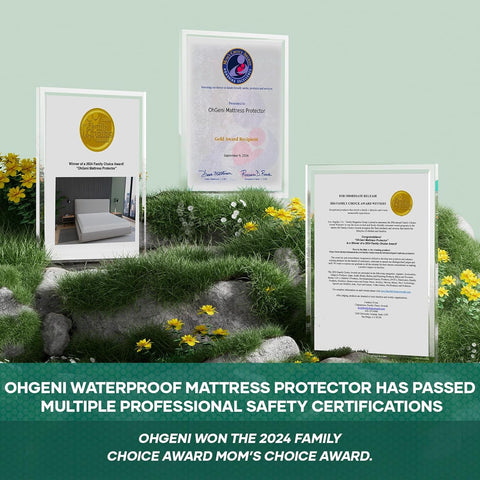 OhGeni long-lasting protection keeps mattress dry and fresh
