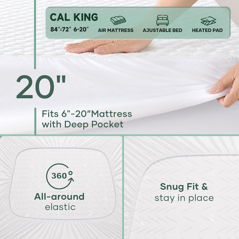 OhGeni machine washable waterproof cover cleans easily for reusable protection.