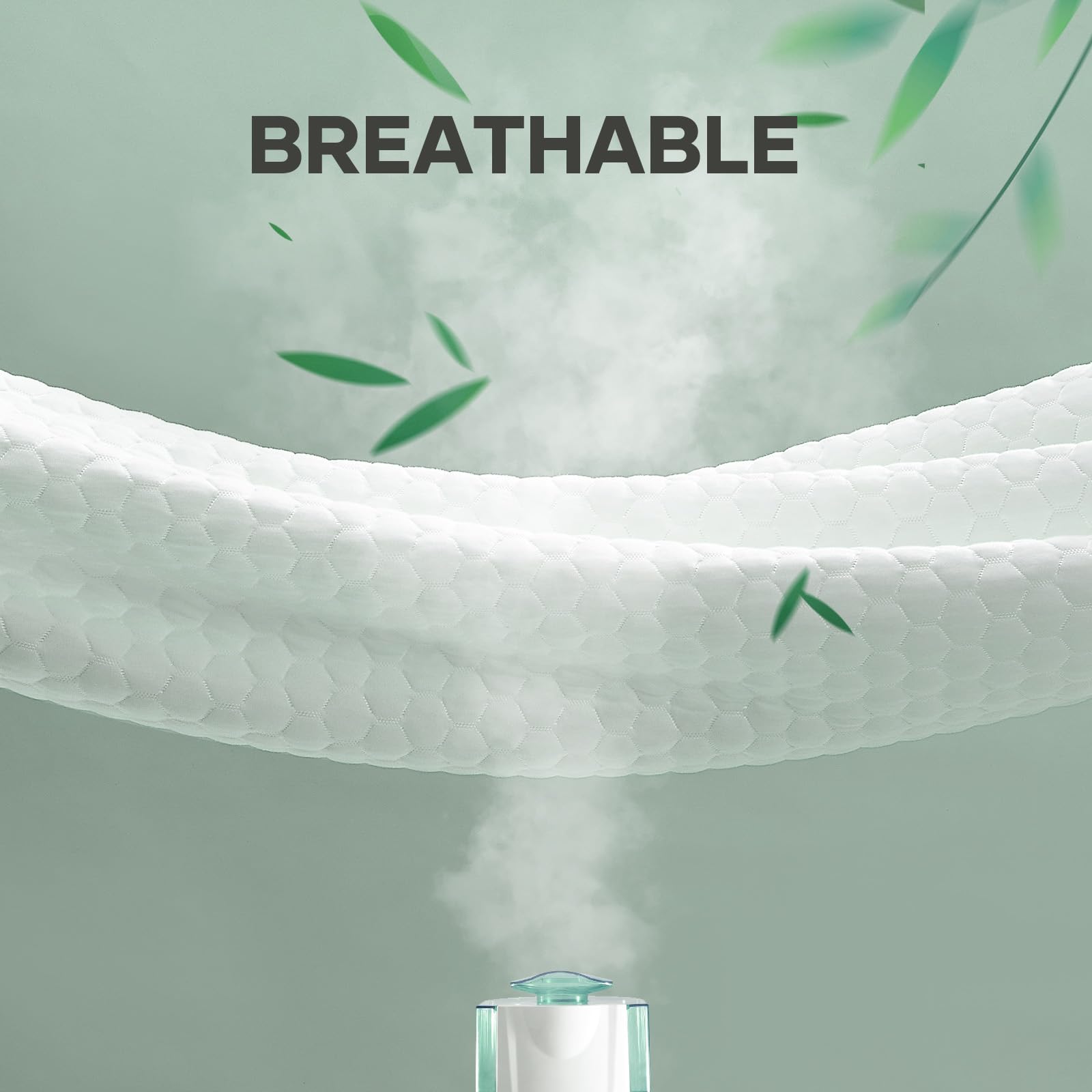 OhGeni noiseless elastic fit minimizes rustling for undisturbed sleep.