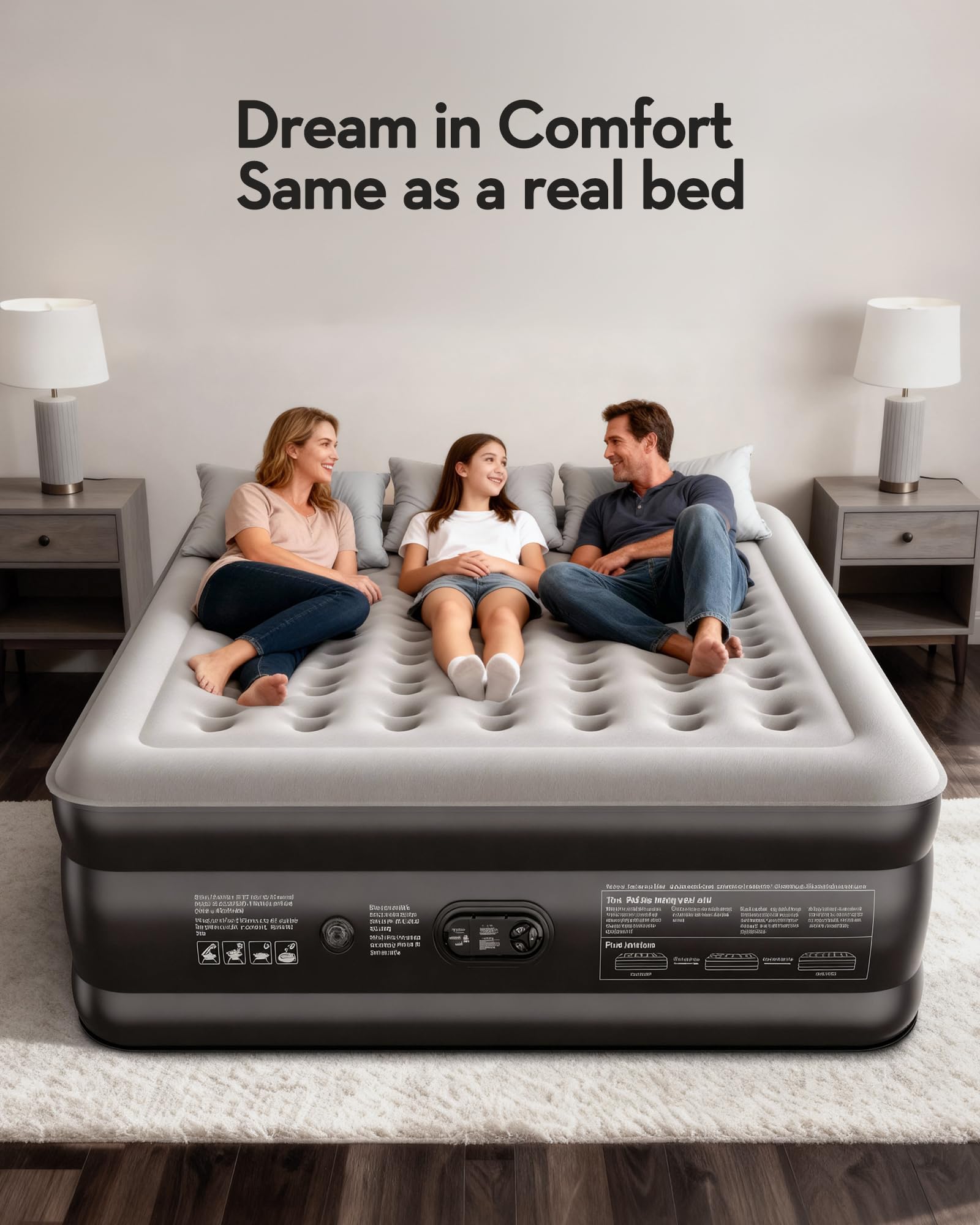 OhGeni non-slip base keeps the mattress stable through the night