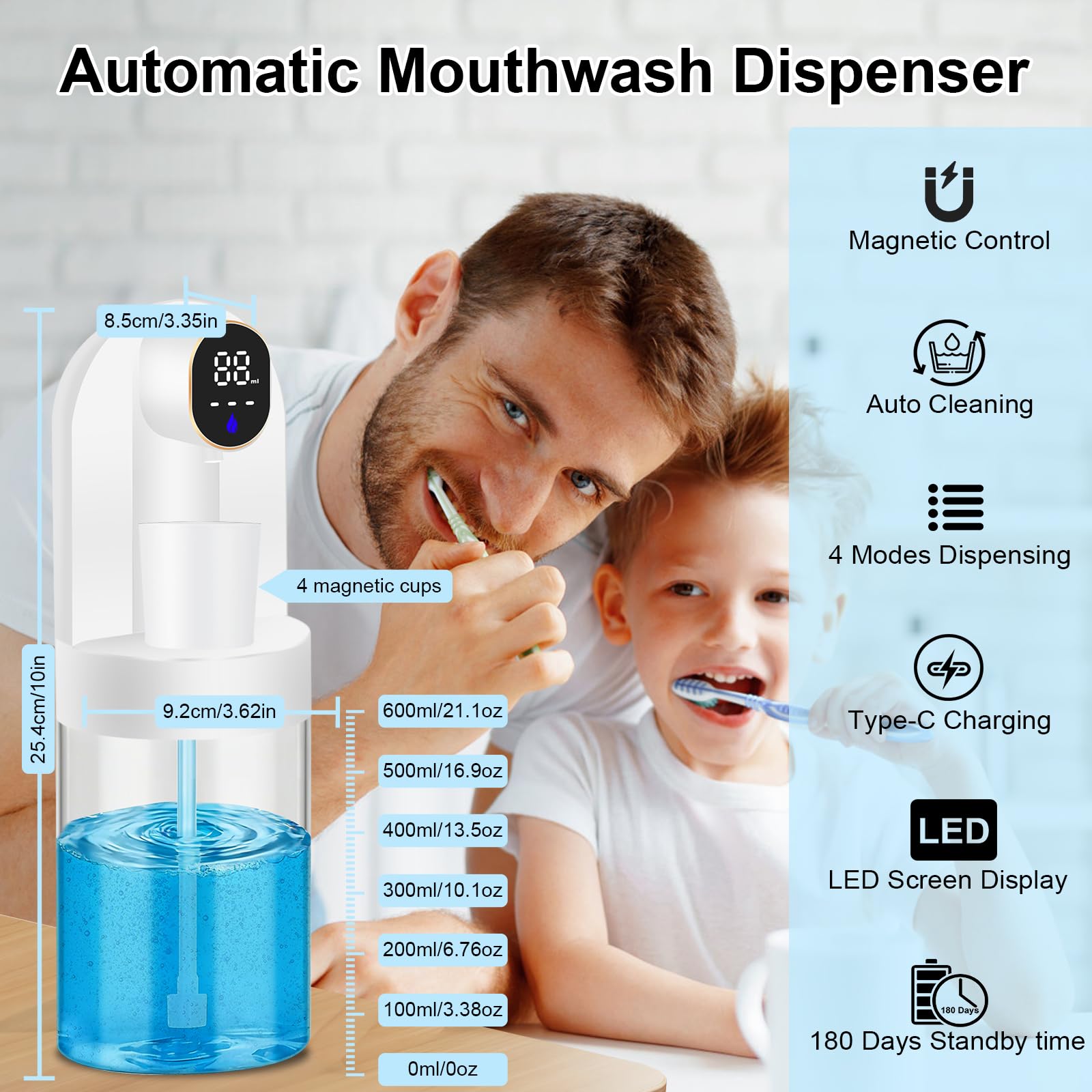 OHIFAST four-dispensing-modes allow customizable doses for all ages.
