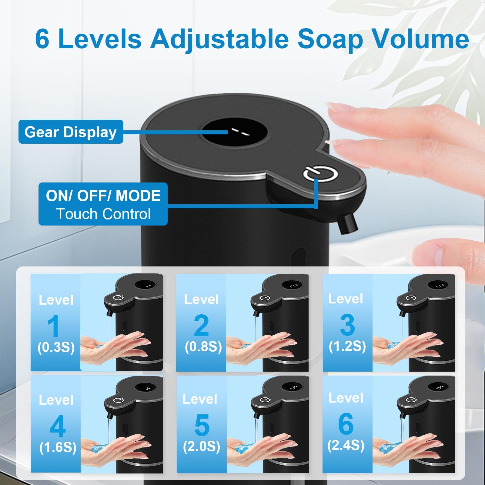 OHIFAST dispenser USB-C charging port supports quick recharge for busy homes.