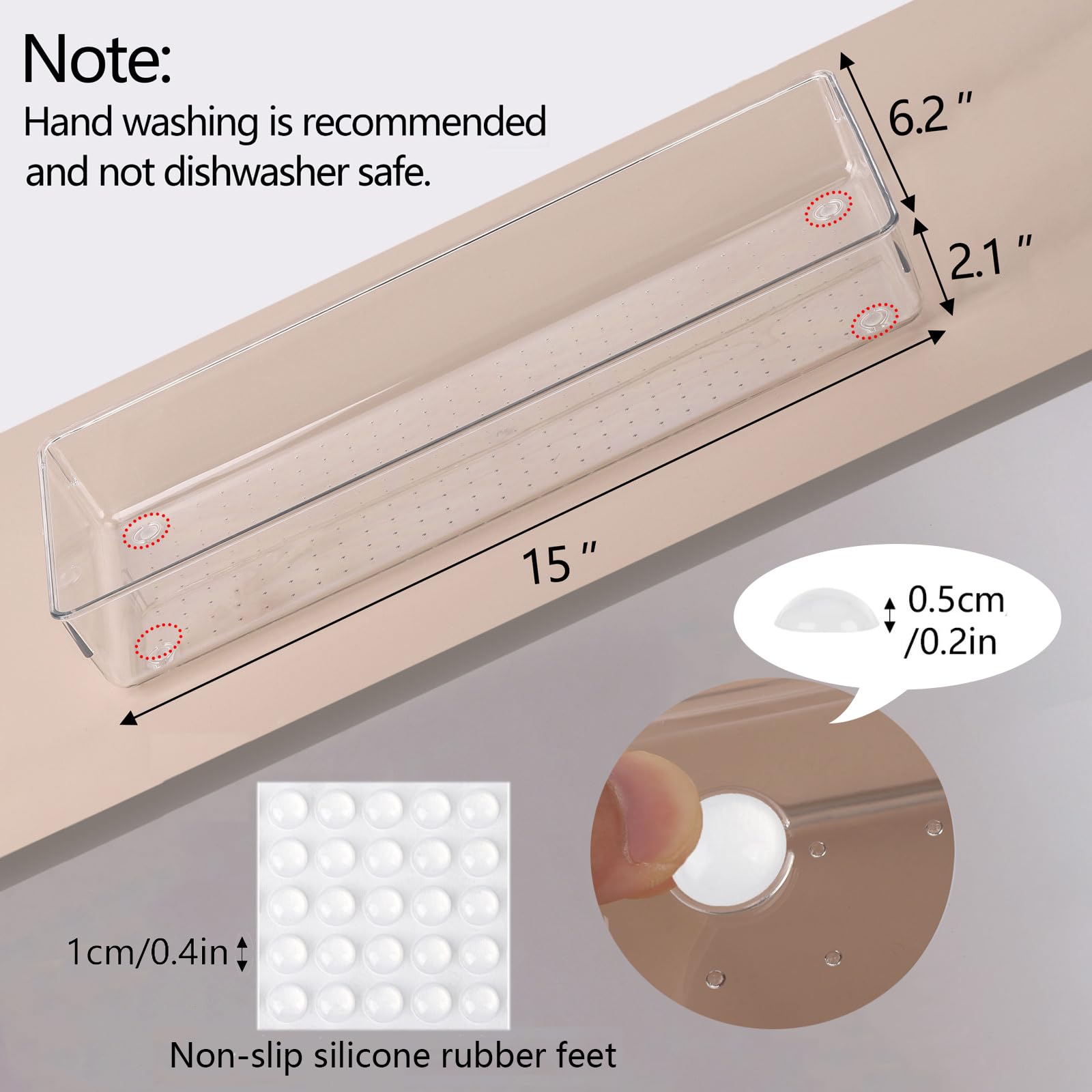 Ohlove makeup drawer organizer in-use improves accessibility and reduces mess.
