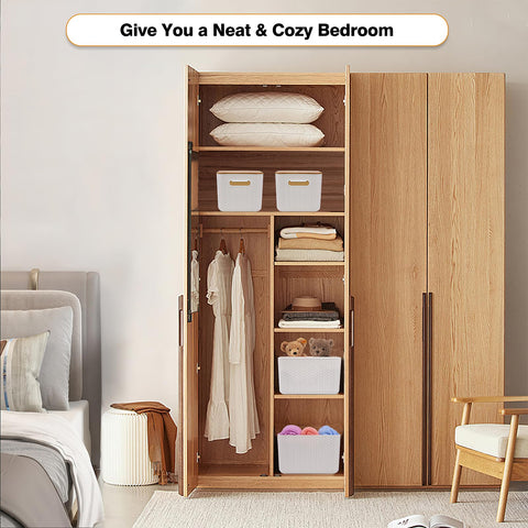 Ohmlove kitchen organization bin fits cabinets and counters for quick access.