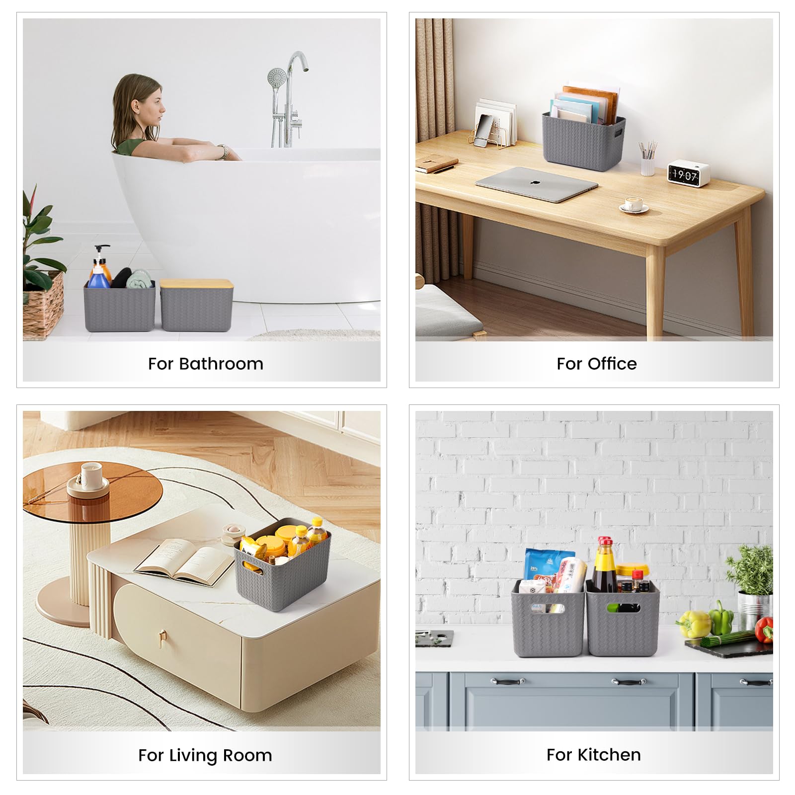 Ohmlove BPA-free material storage bin for safe daily use.