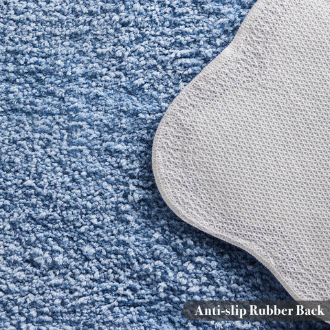 Ohocut absorbent microfiber bath mat dries feet quickly and protects floors.