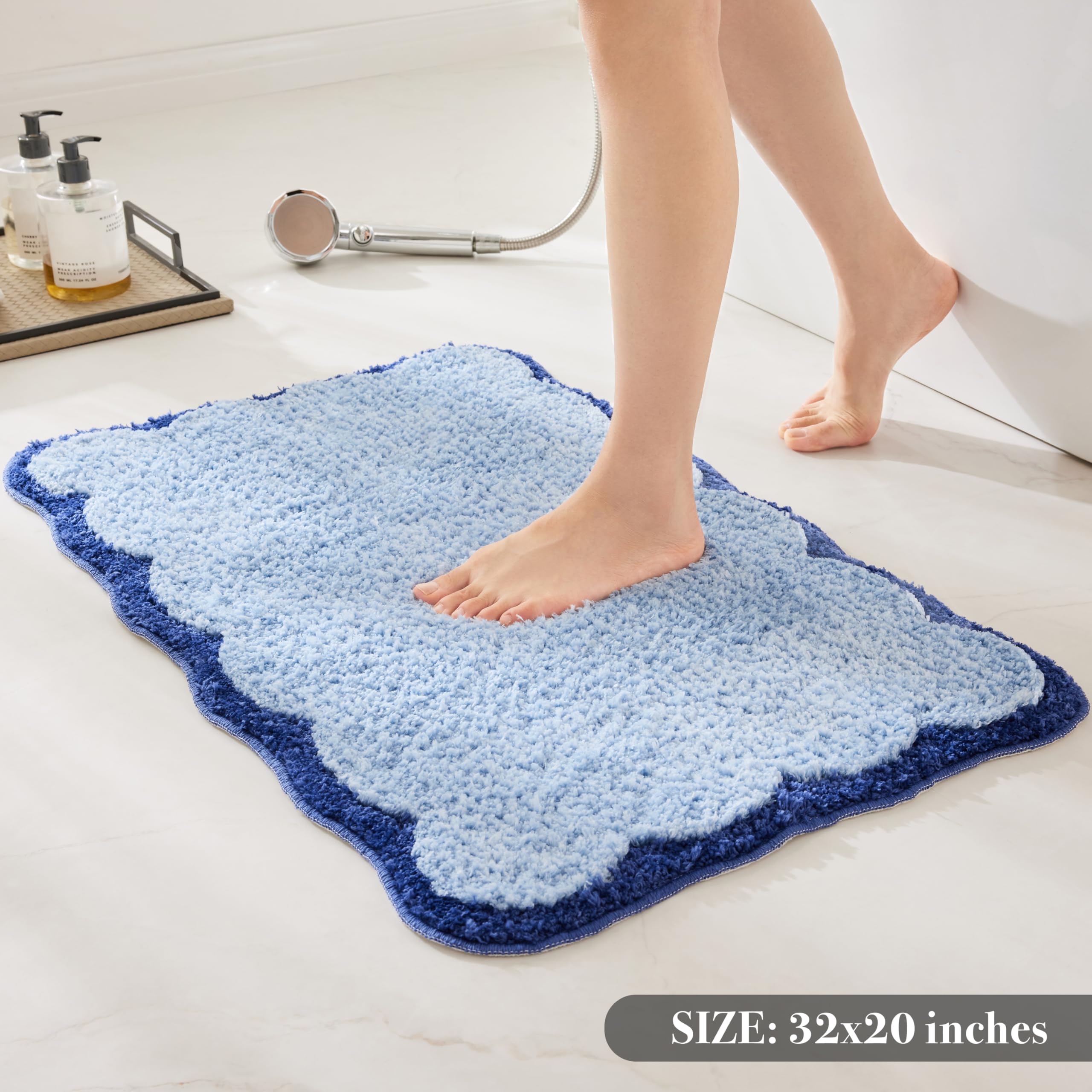 Ohocut anti-slip backing keeps the rug securely in place for safety.