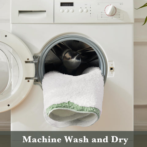 Ohocut machine washable bath rug stays fresh and tidy