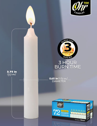 OHR CANDLES Fits standard candlesticks for easy setup