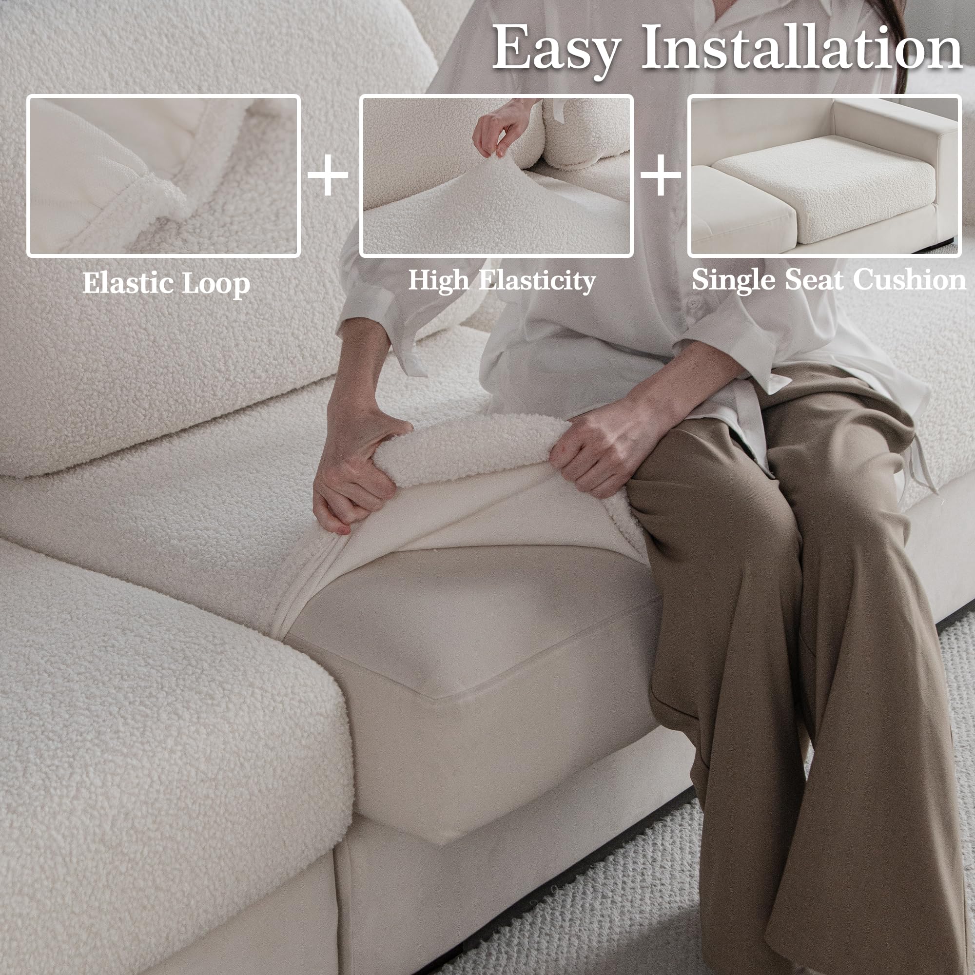 OHSIO non-slip design keeps cushion stable on furniture