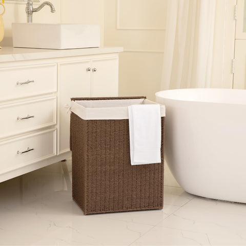 OIAHOMY 90L capacity supports daily laundry and organization.