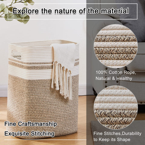 OIAHOMY living-room blanket-basket, decorative and versatile for throws.