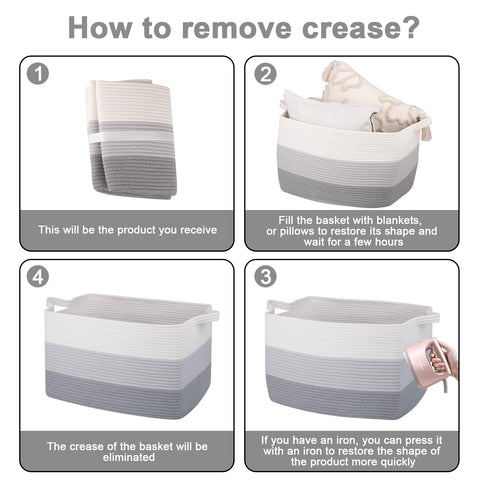 OIAHOMY washable basket is easy to clean and maintain.