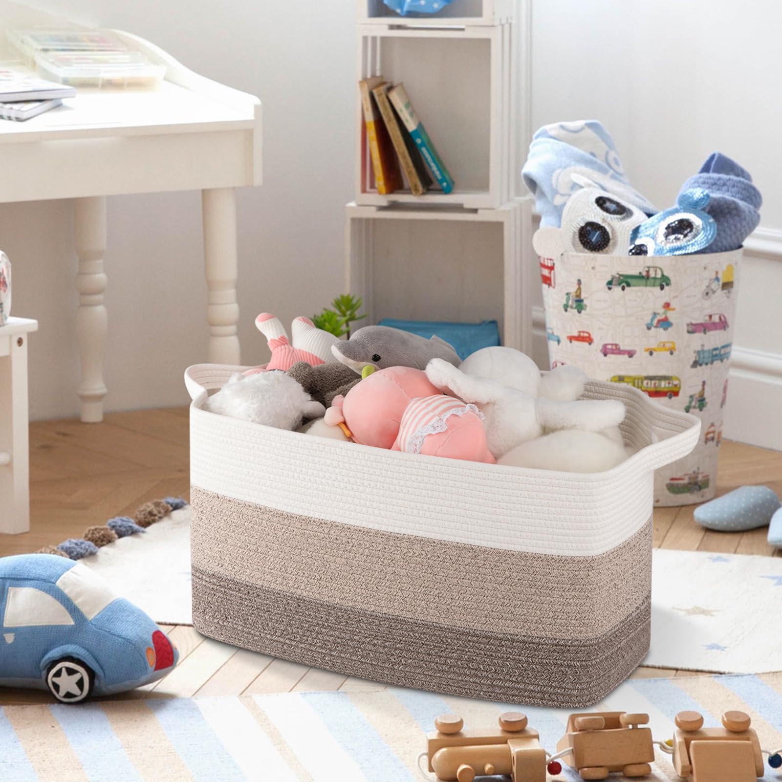 OIAHOMY washable basket ready for hand or machine washing.