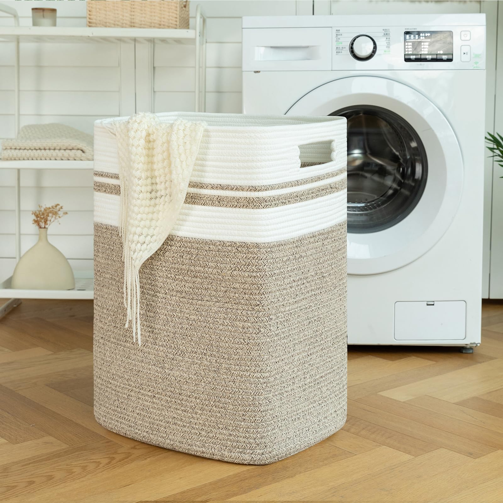 OIAHOMY XXXL laundry basket ideal for blankets and bulky items