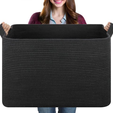 OIASKET 108L blanket basket folded for neat storage and organization