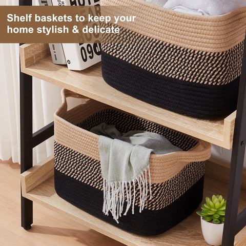 OIASKET baskets with handles for easy carry and quick access.
