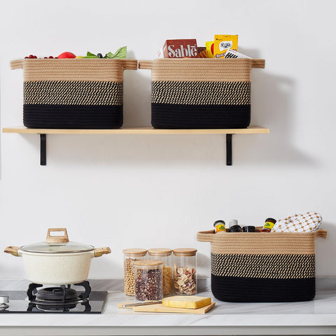 OIASKET living room storage basket adds tidy charm and functionality