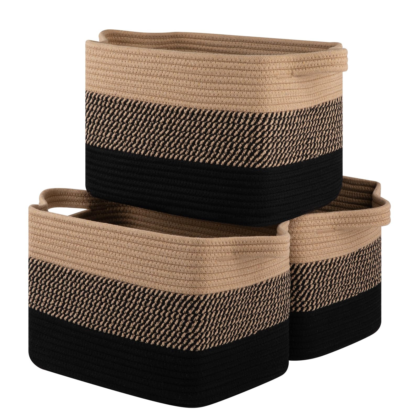 OIASKET storage basket rectangle decorative for shelves keeps items tidy