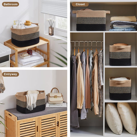 OIASKET versatile basket for towels, toys, and books in everyday spaces