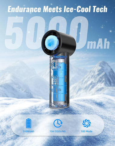 OidoZac 15-hour battery powers all-day cooling.