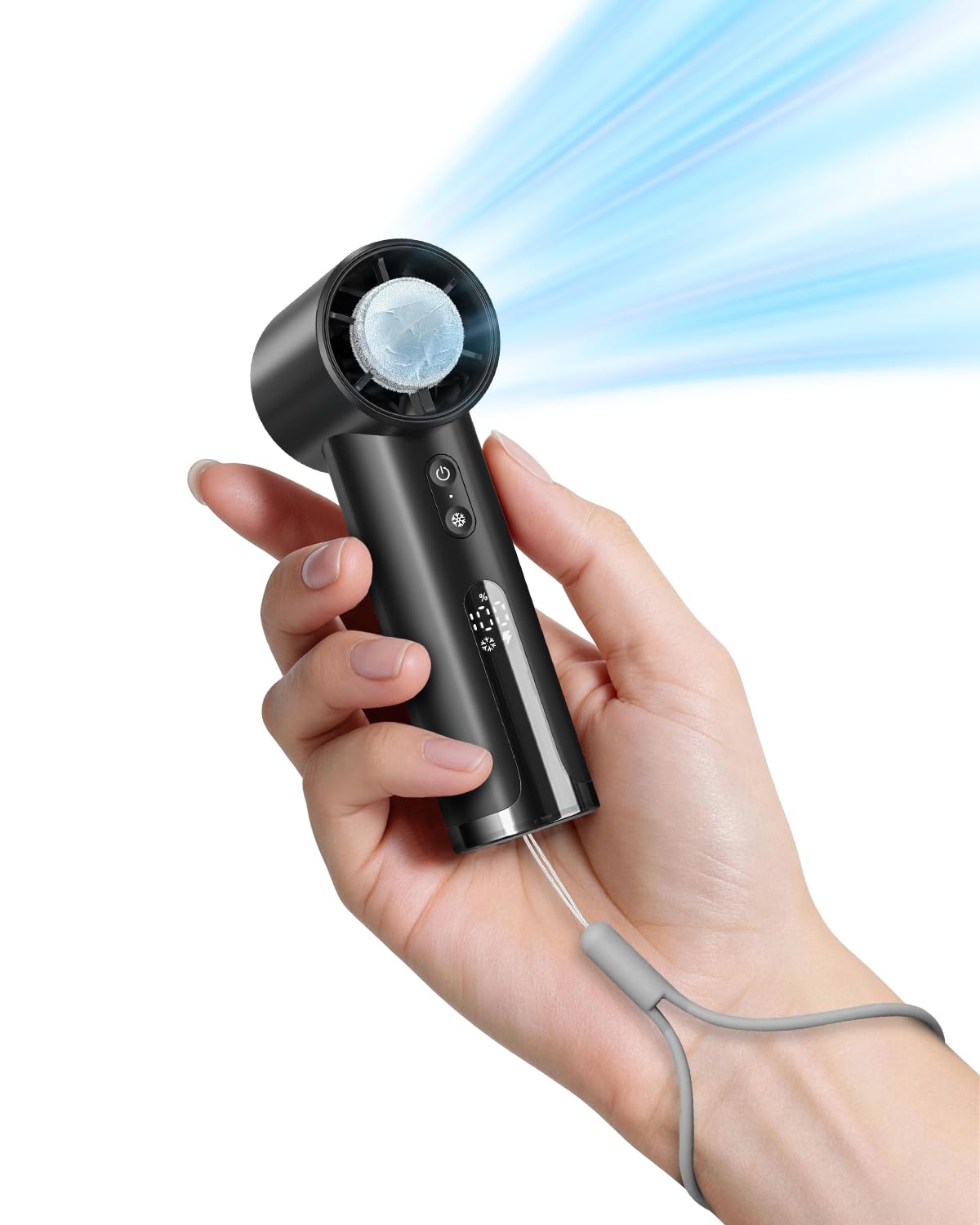 OidoZac portable fan with ice cooler delivers rapid cooling on the go.